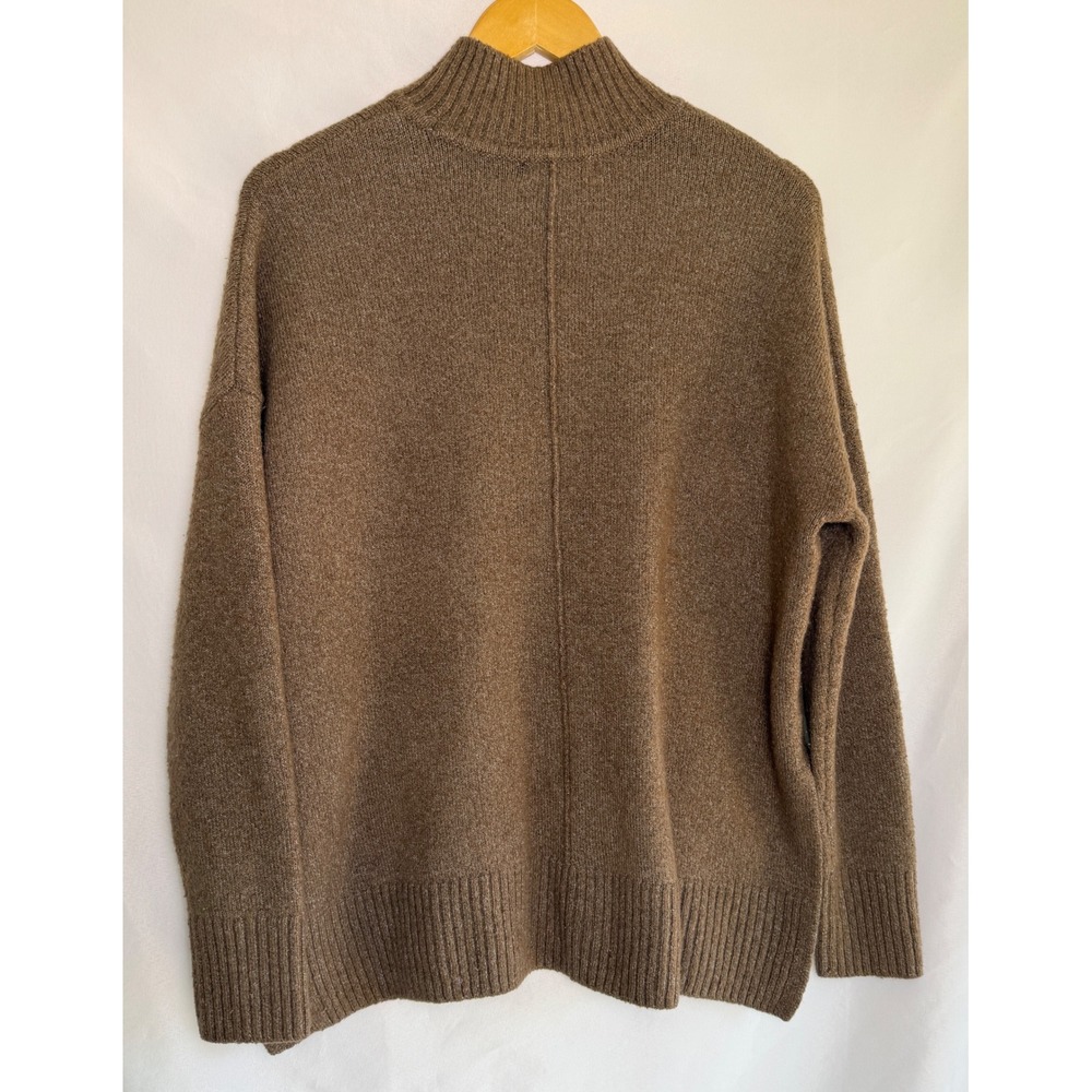 Jessica Simpson Womens Brown Alpaca Blend Mock Neck Seam‎ Sweater Size M - Picture 2 of 6